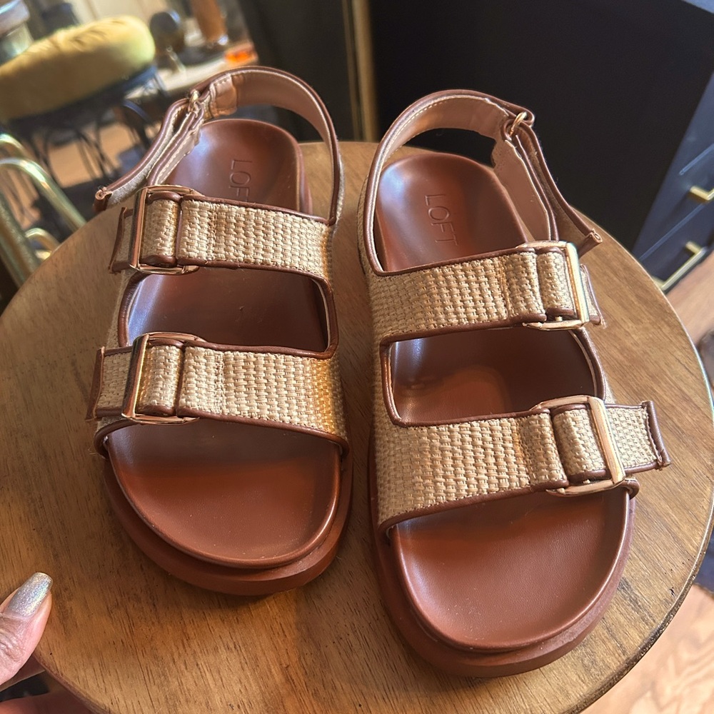 Double Strap Molded Footbed Sandals!